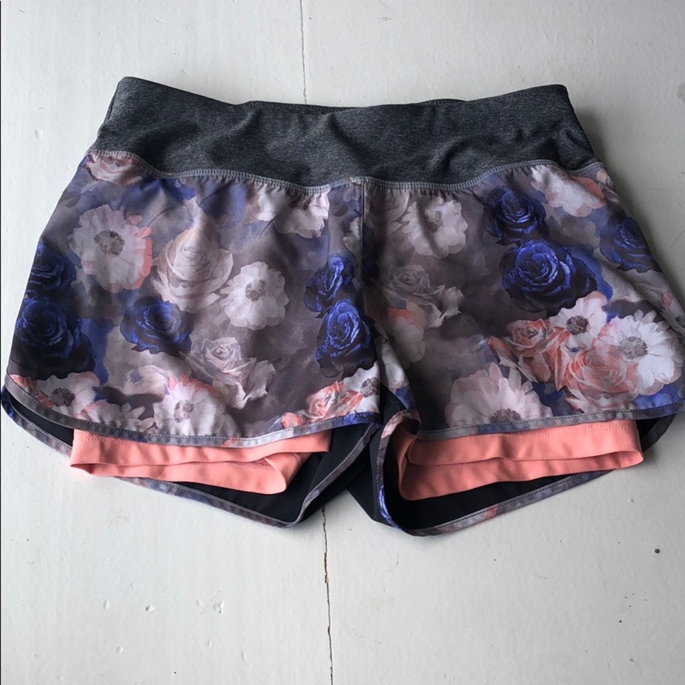 Floral athletic shorts
